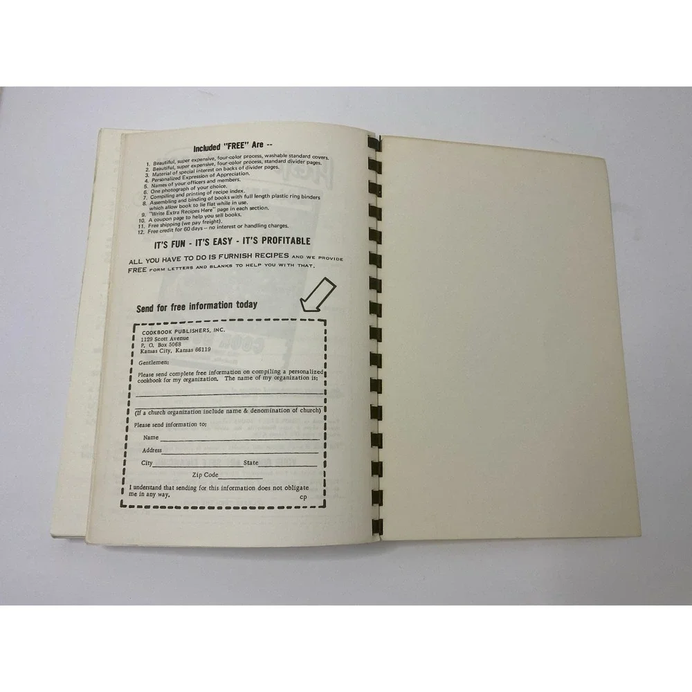 St John's‎ Presbyterian Church Reno Nevada Cookbook Vintage Recipes 1970s